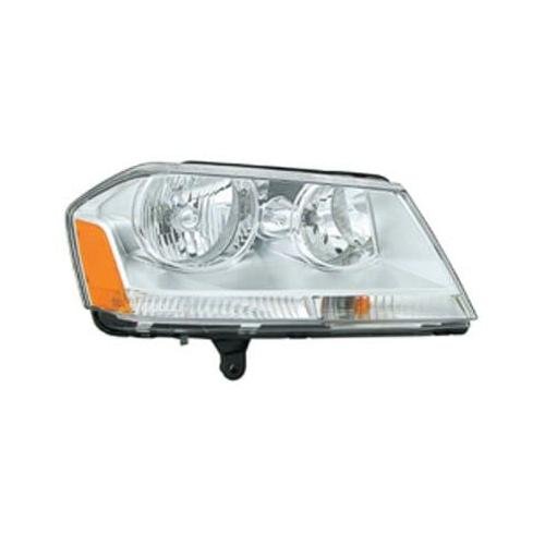 Front Right HeadLamp Composite Assembly with Chrome Bezel Except RT