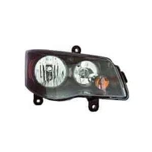 Front Right HeadLamp Composite Halogen Quad Lamps Code LME withBlack Bezel Code MFA