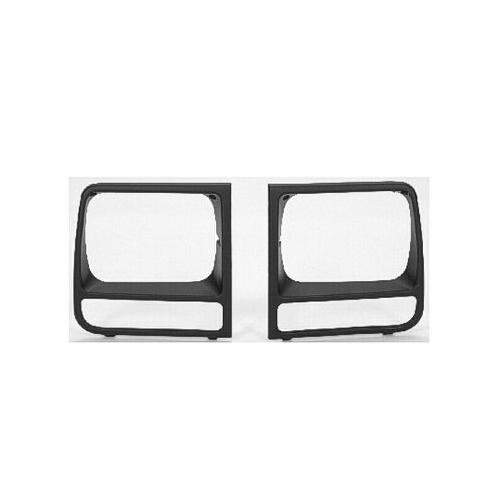 Front Left HeadLamp Door Black Sport