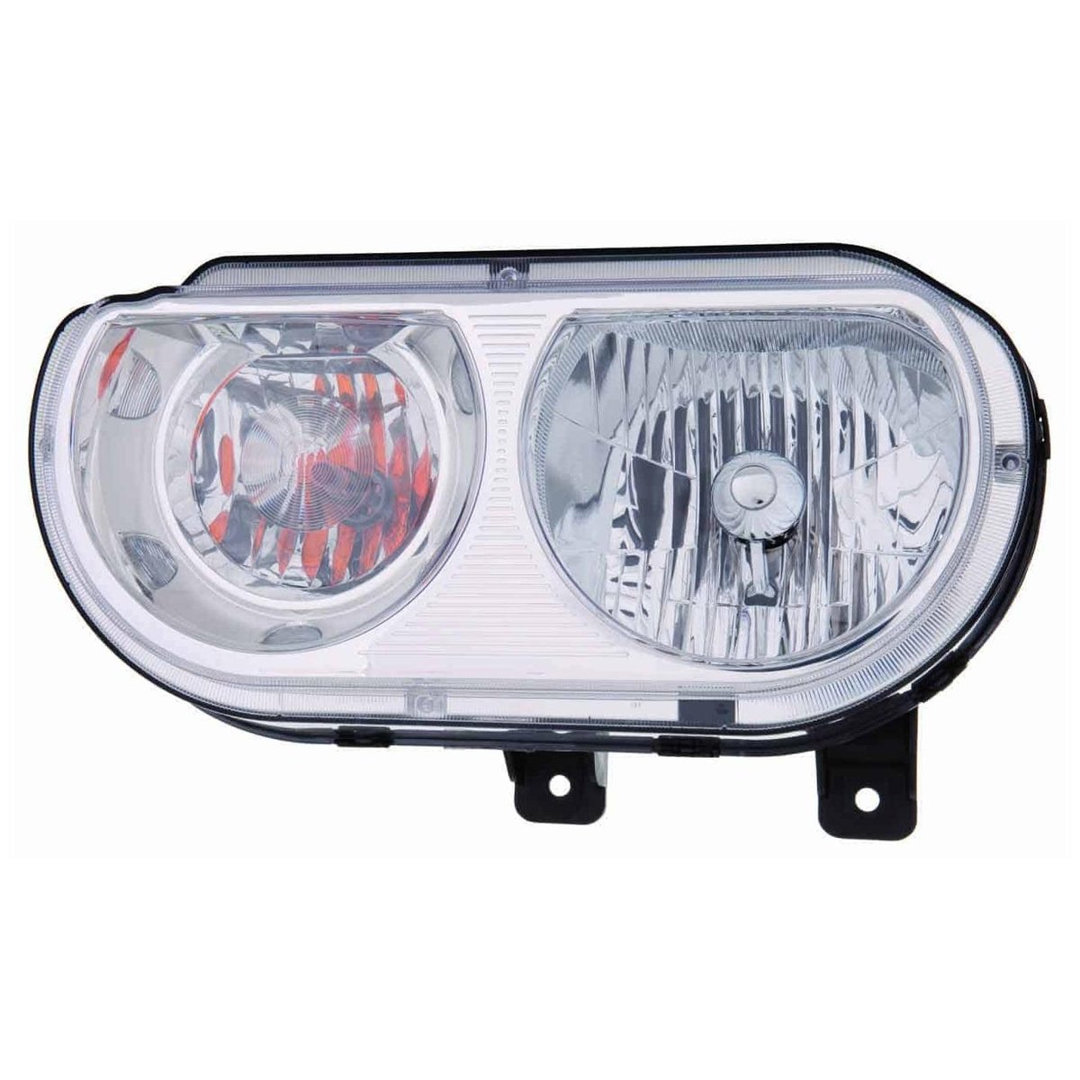 Front Left HeadLamp Lens and Housing Halogen