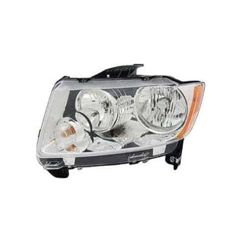 Front Left HeadLamp Lens and Housing Halogen Code LMB without Leveling without Black Bezel