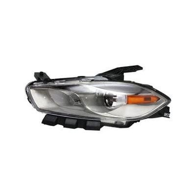 Front Left HeadLamp Assembly HID with Chrome Bezel