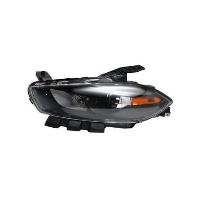 Front Left HeadLamp Assembly HID with Black Bezel