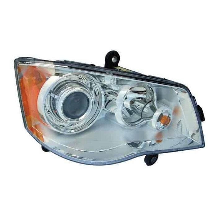 Passenger Side Front Light Headlight Assembly 2008-2016 Chrysler Town & Country