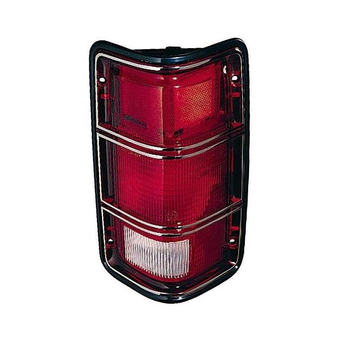 Rear Left Tail Lamp with Black Trim