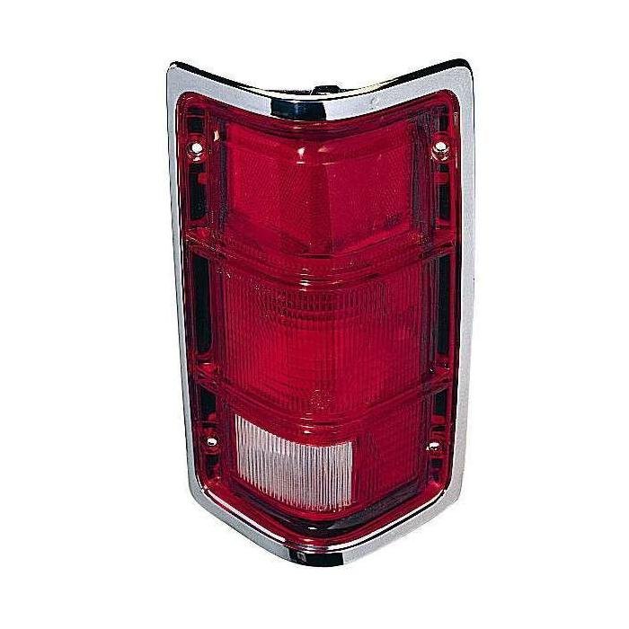 Rear Right Tail Lamp with Chrome Trim