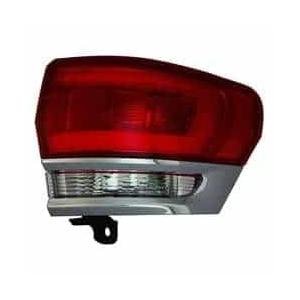 Rear Right Tail Lamp Outer Assembly with Chrome Trim Except SRT-8