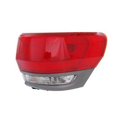 Rear Right Tail Lamp Outer Assembly with Gray Trim Except SRT-8