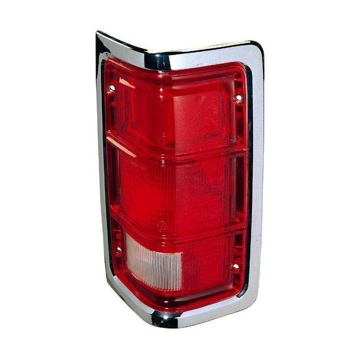 Rear Right Tail Lamp Lens with Chrome Trim