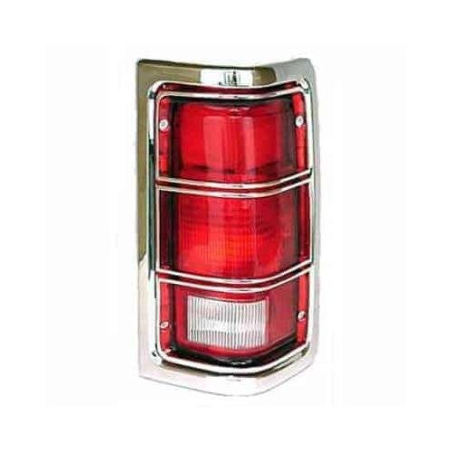 Rear Right Tail Lamp Lens with Chrome Trim