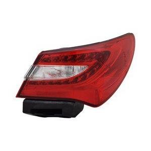 Passenger Side Rear Light Tail Lamp Assembly 2011-2014 Chrysler 200