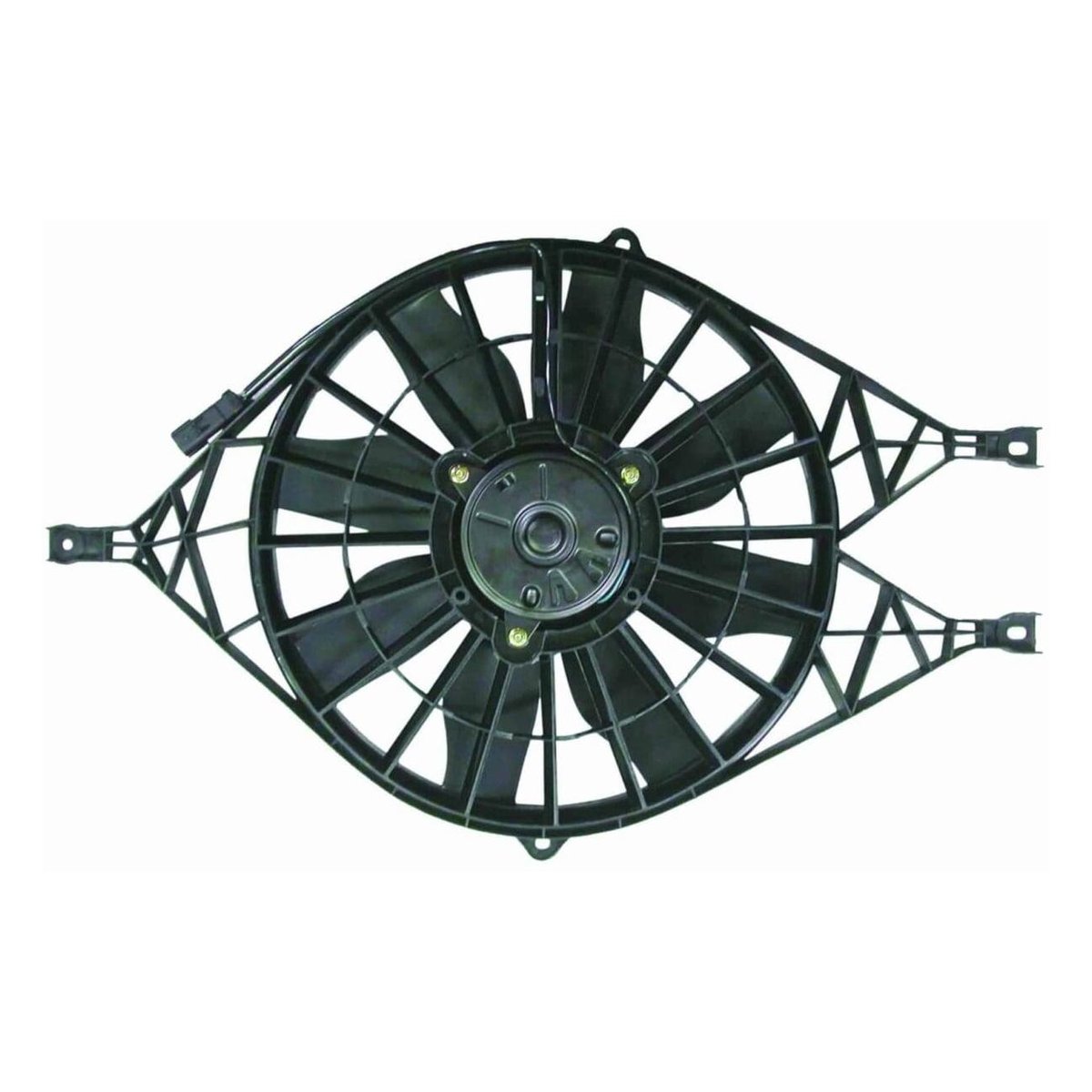 Front Radiator Cooling Fan assy Electric Fan Assembly w/3.9L engin w/o shrouds