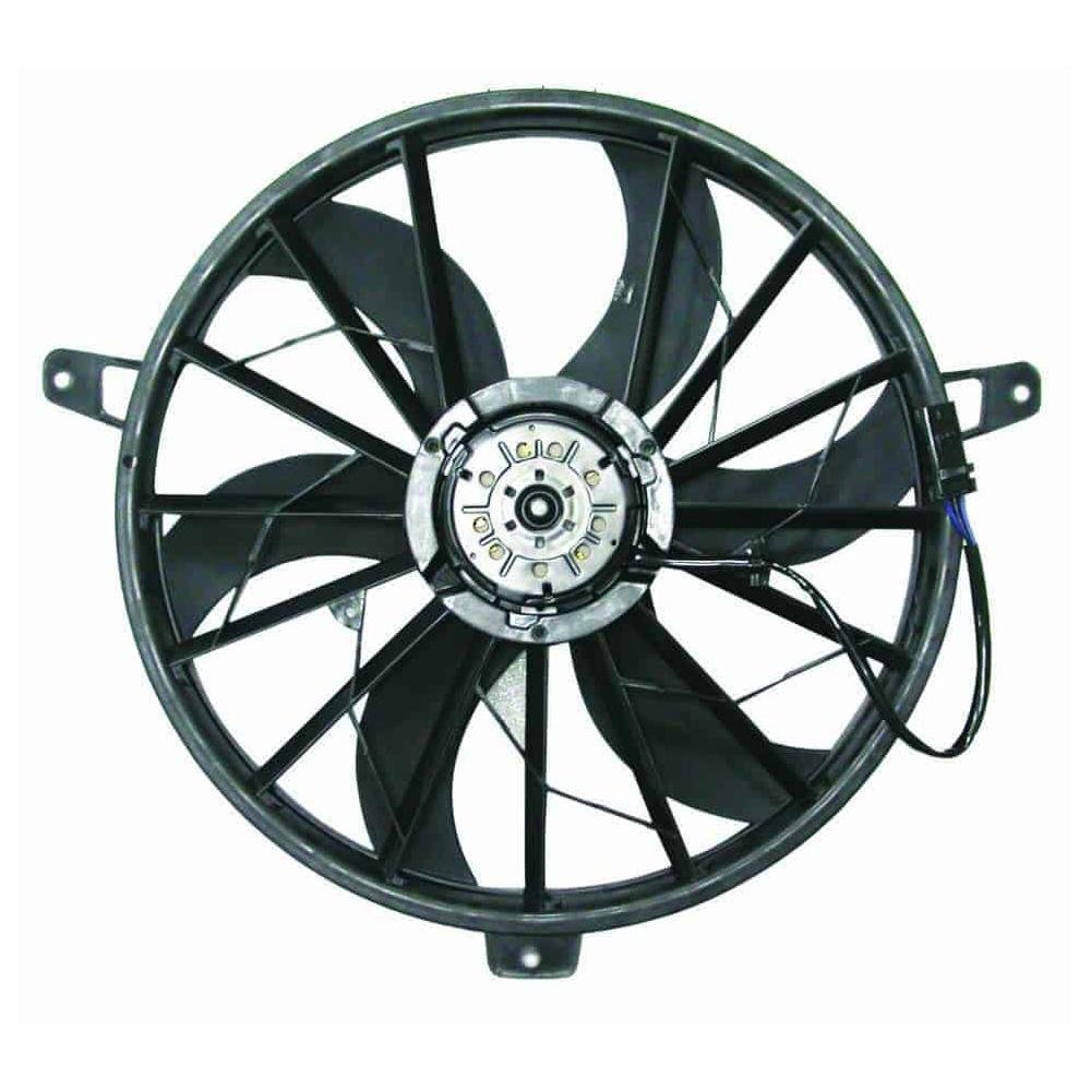 Front Radiator Cooling Fan w/4.0L 6 cyl inline engine w/o tow package