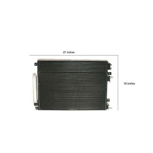Front A/C Condenser with Transmission Oil Cooler without Power Steering Cooler All with HD Severe Duty Cooling Package