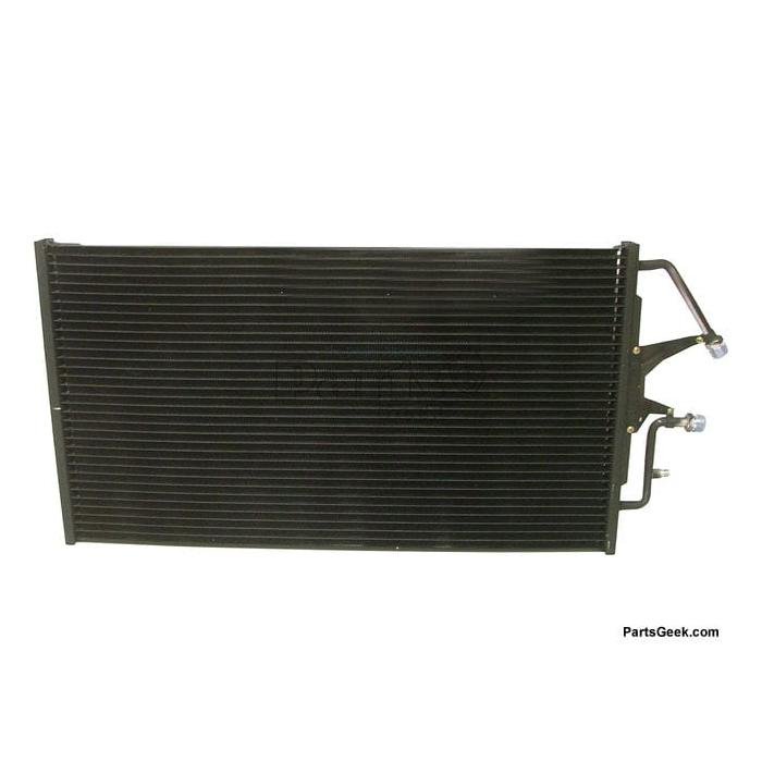 Front A/C Condenser without Schrader Valve