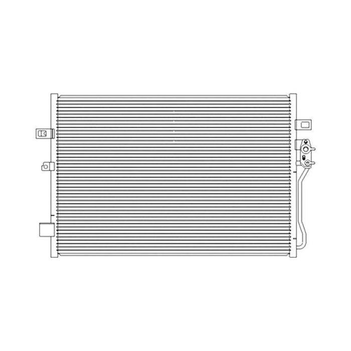 Front A/C Condenser External Transmission Oil Cooler not Included