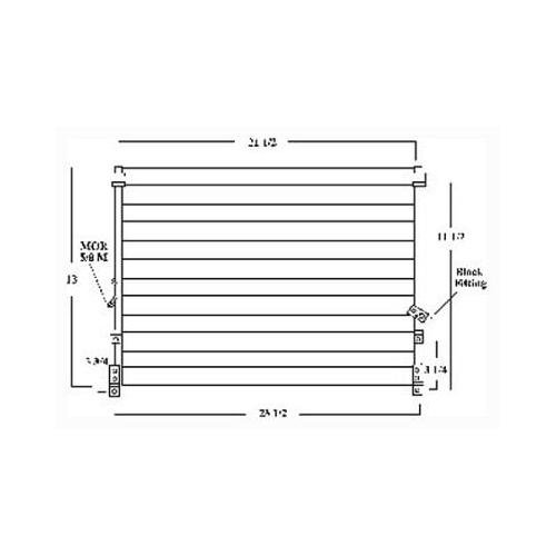 Front Condenser 2001-2004 Toyota Tacoma