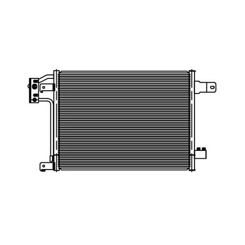Front A/C Condenser w/ manual transmission