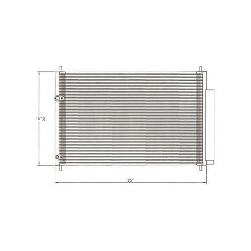 Front A/C Condenser 1.8L or 2.4L L4 Engine