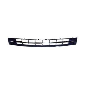 Front Bumper Grille Black with Chrome Molding