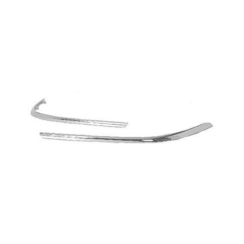 Front Right Bumper Impact Strip Chrome