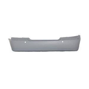 Rear Bumper Cover with Park Assist Sensor Holes Primed PTM -CAPA Certified