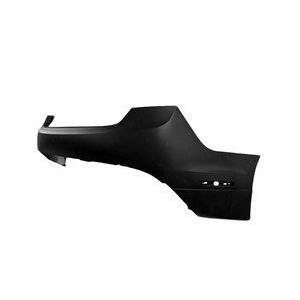 Rear Bumper Cover without Park Assist Holes without Auto Park Primed PTM -CAPA Certified