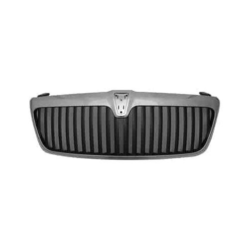 Front Grille Chrome Frame with Silver Bars
