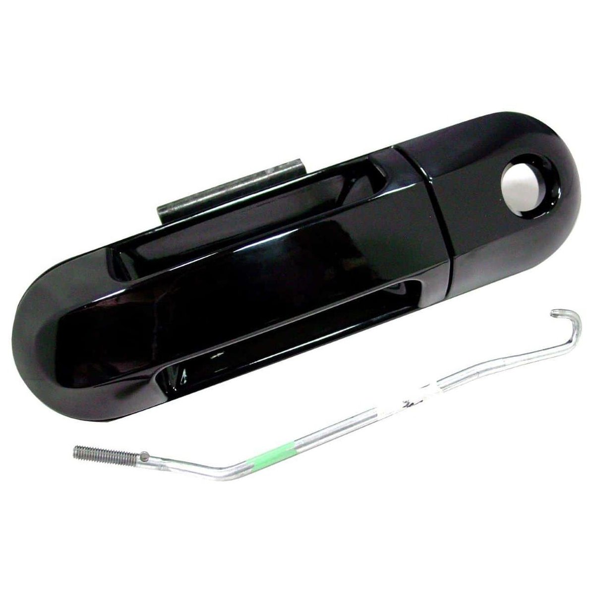Front Left Door Handle Outer Smooth Black PTM