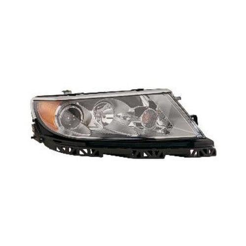 Front Right HeadLamp Composite Halogen without Sport Appearance Package with Chrome Bezel