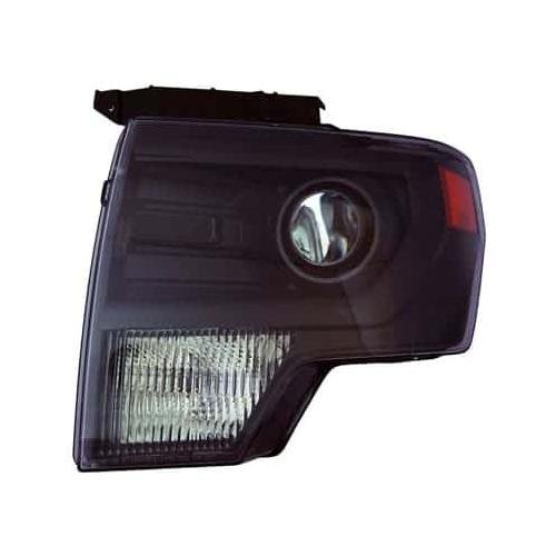 Lens & Housing Headlight Lamp 2013-2014 Ford F-Series Light Duty Pickup