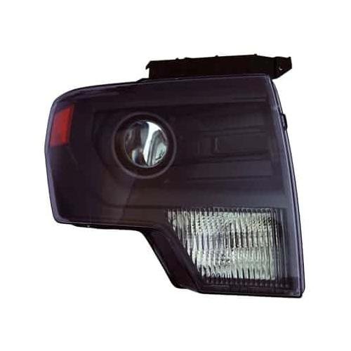 Lens & Housing Headlight Lamp 2013-2014 Ford F-Series Light Duty Pickup