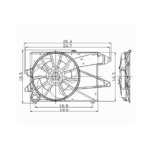 FO3115112 Radiator Fan