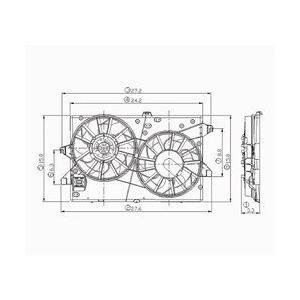 FO3115115 Radiator Fan Assembly