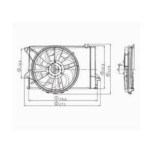 FO3115138 Electric Radiator Fan Assembly