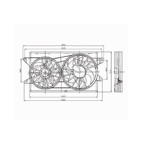 Radiator Fan 2004-2007 Ford Freestar