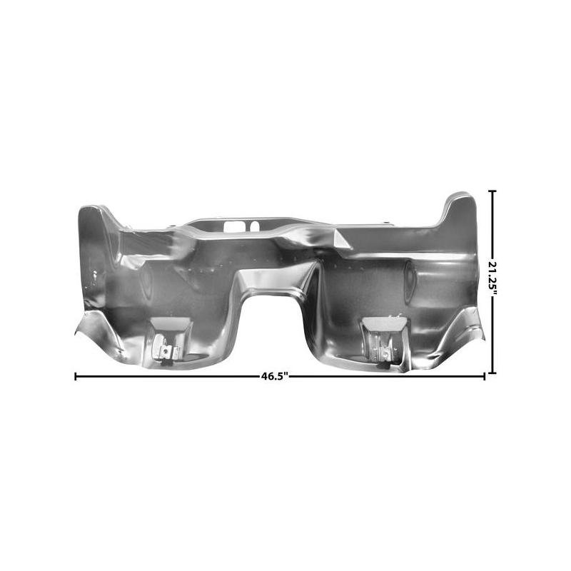 Rear Floor Transition Pan Behind Rear Seat backrest WTP