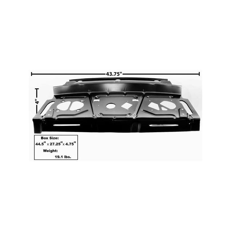 Rear Package Shelf Panel Coupe with Reinforcement