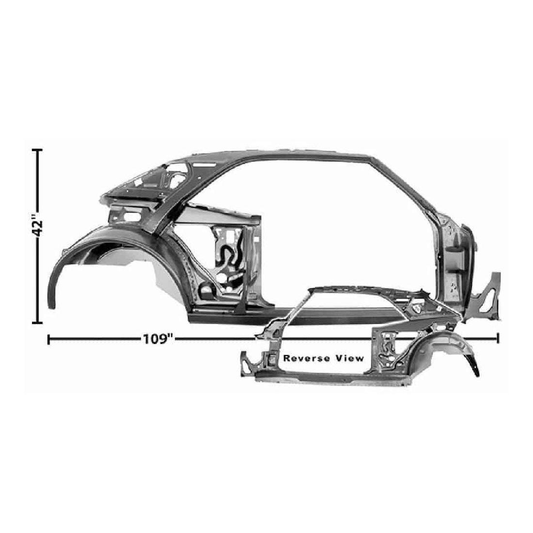 Rear Right Quarter to Door Frame Assembly