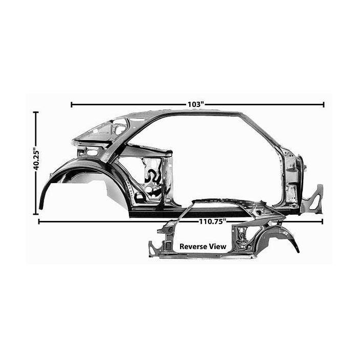 Rear Right Quarter to Door Frame Assembly