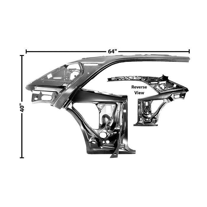 Rear Right Quarter to Door Frame Inner
