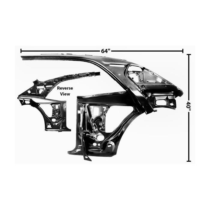 Rear Left Quarter to Door Frame Inner