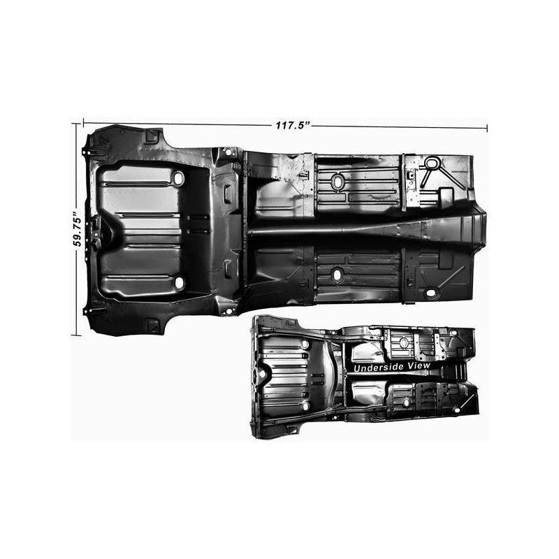 Complete Floor and Trunk Pan Convertible