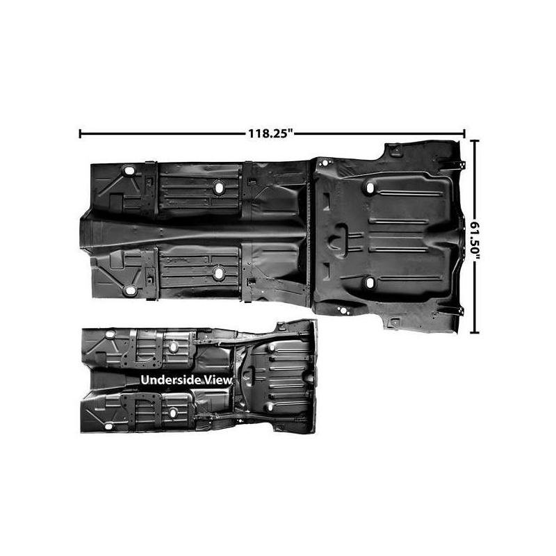 Complete Floor and Trunk Pan Convertible