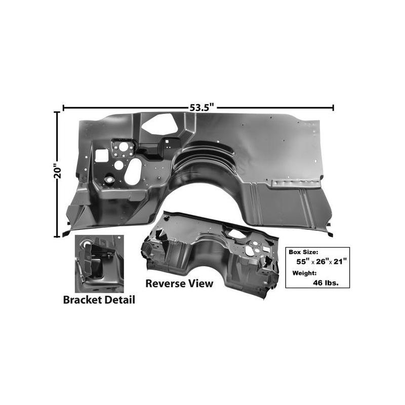 Front Firewall with Heater Delete
