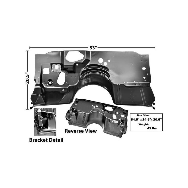Front Firewall without Heater Hole