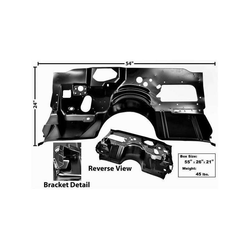 Front Firewall with Heater Hole