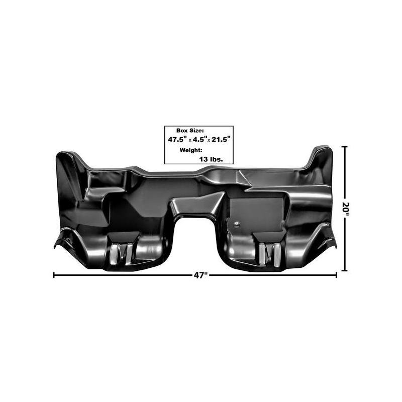Rear Floor Transition Pan Behind Rear Seat backrest
