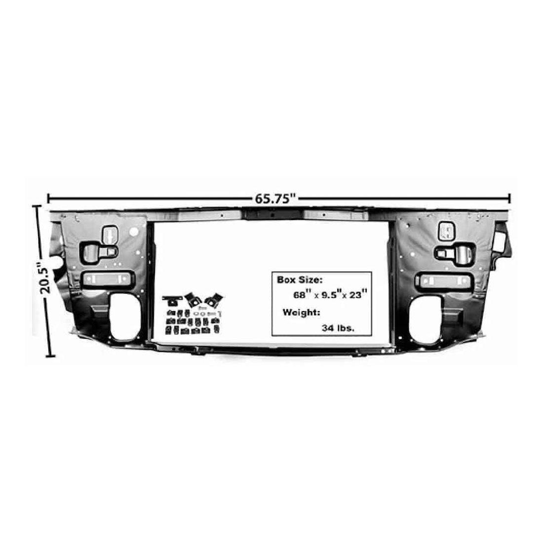 Front Radiator Support Panel