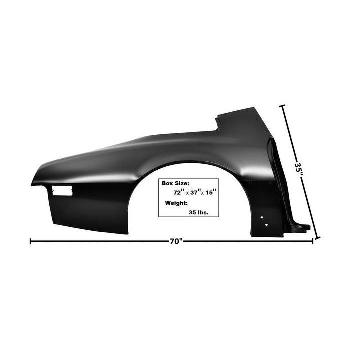 Rear Right Quarter Panel Full